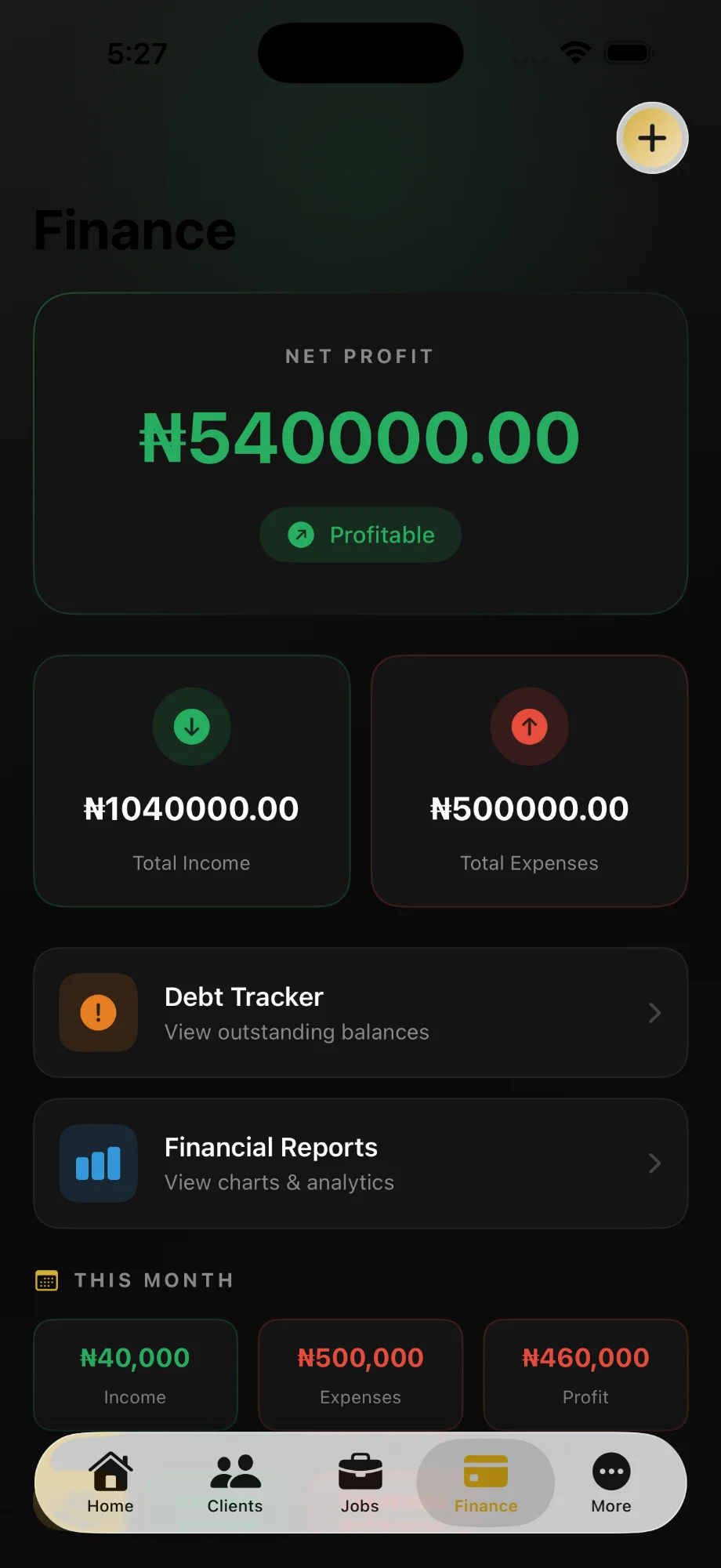 StyleOS Financial Reports